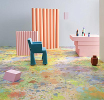 Forbo Sarlon Colour 15dB 9100T4315 multi color splash фото 3 | FLOORDEALER